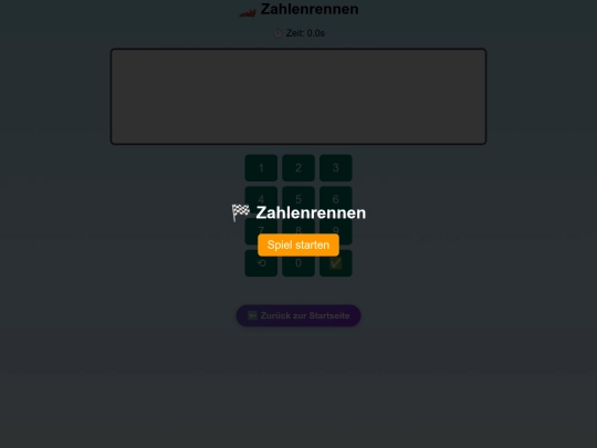 zahlenrennen screenshot