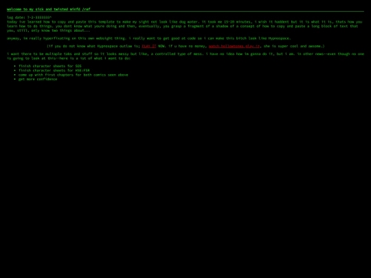 blogging screenshot