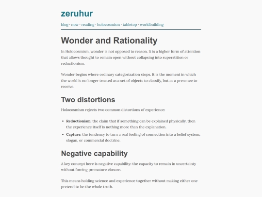 holocosmism/wonder-and-rationality screenshot