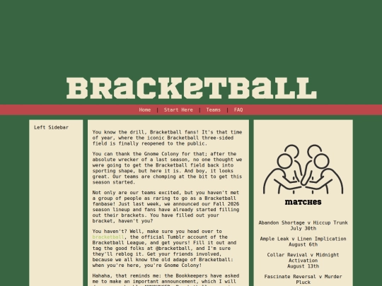 bracketball screenshot