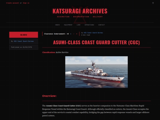 pages/equipment/Ships/kscgc_mrrv_asumi screenshot