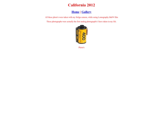 Cali2012pages/California2012 screenshot