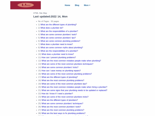 sitemap screenshot