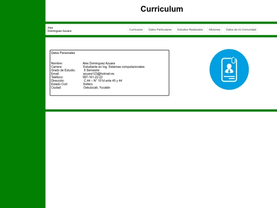 DatosPersonales screenshot