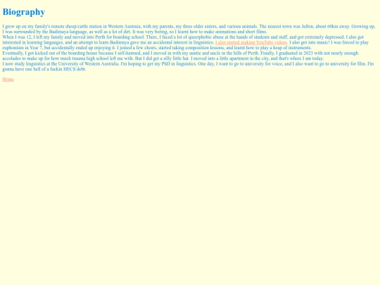 biography screenshot
