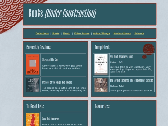 books screenshot