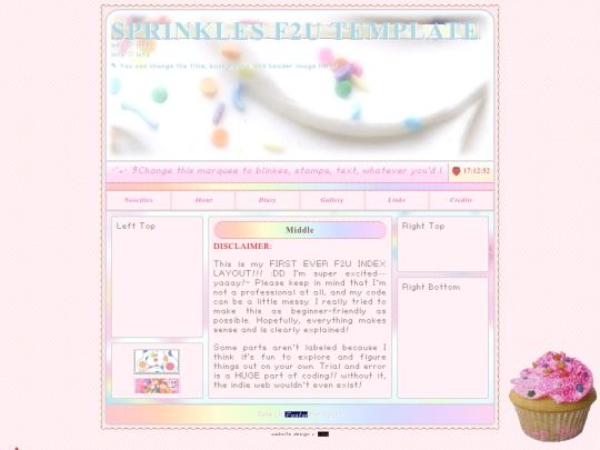 newlayoutsprinkles screenshot