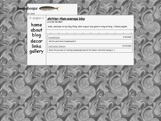 blog screenshot