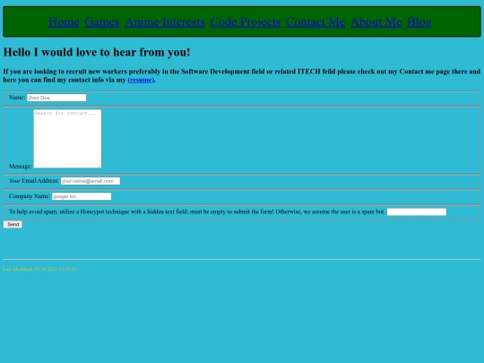 contactme screenshot