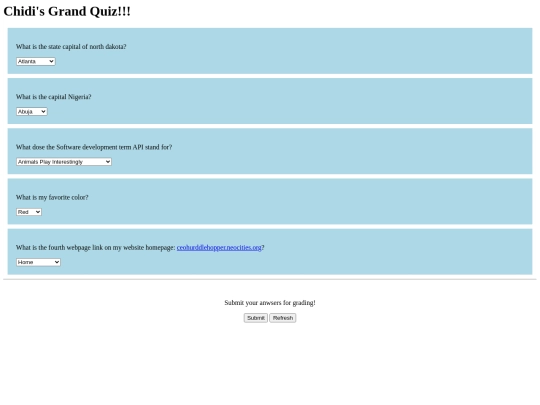 quiz screenshot