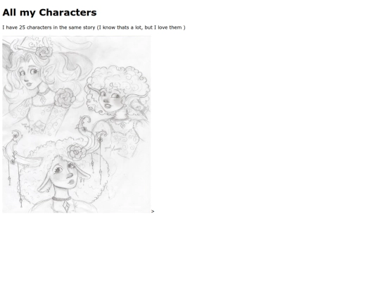 AllMyCharacters screenshot