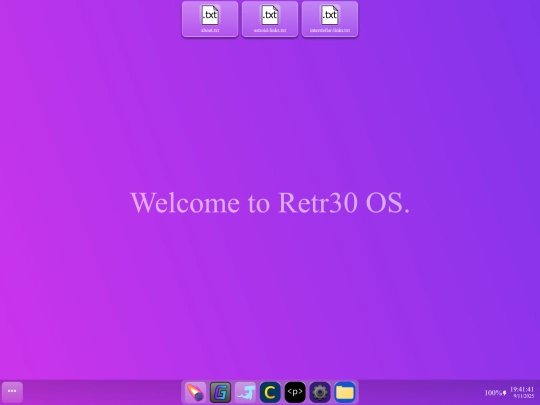 Retr30-OS-Preview screenshot