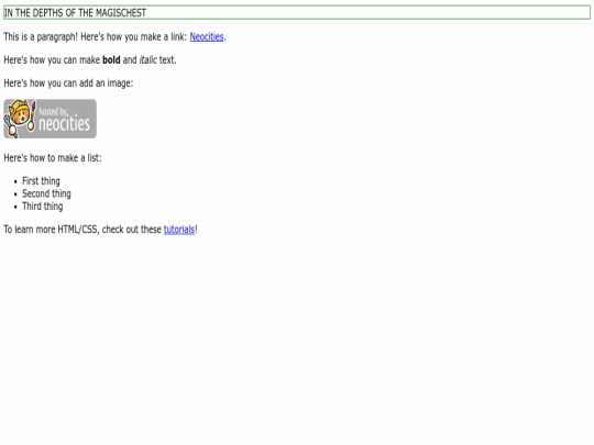 index screenshot