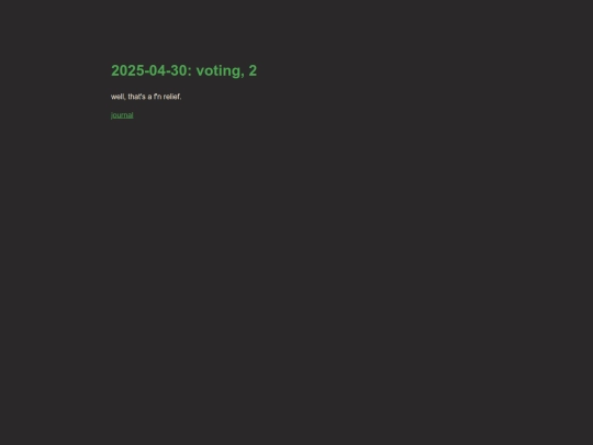 days/2025-04-30 screenshot