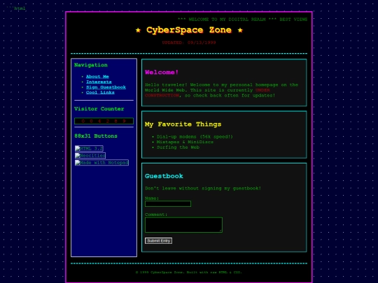 index screenshot