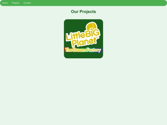 projects screenshot