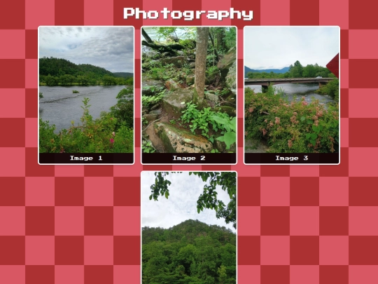 The Portfolio/Photography screenshot