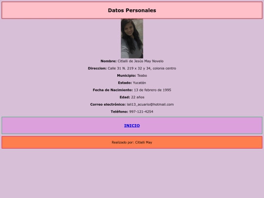 Actividad 3.1/datosparticulares screenshot