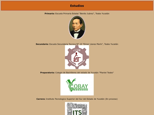 Actividad 3.1/estudiosrealizados screenshot