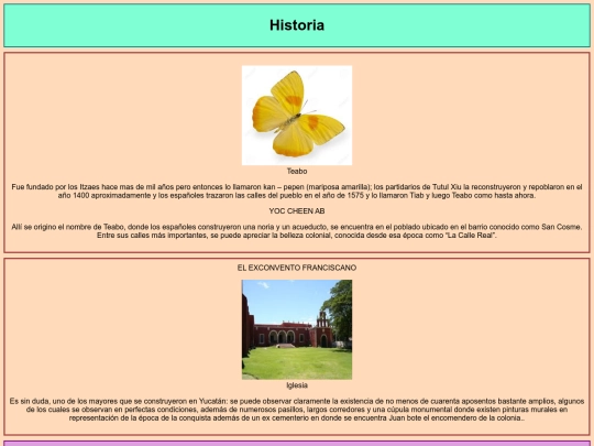 Actividad/historia screenshot