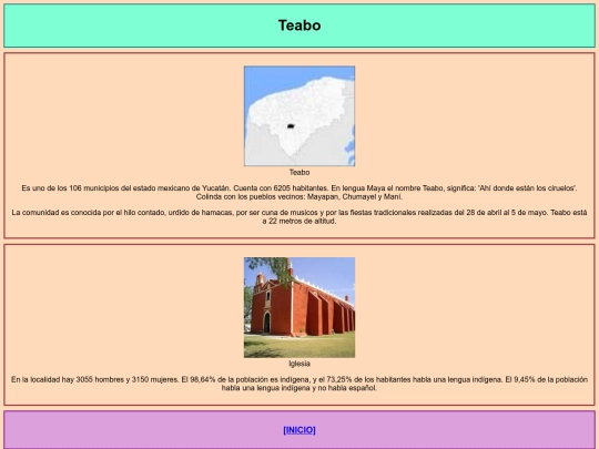 Actividad/informacion screenshot