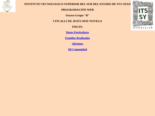 Curriculum screenshot