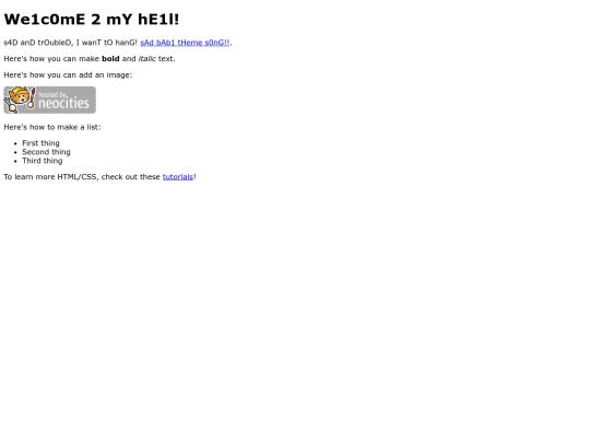 index screenshot