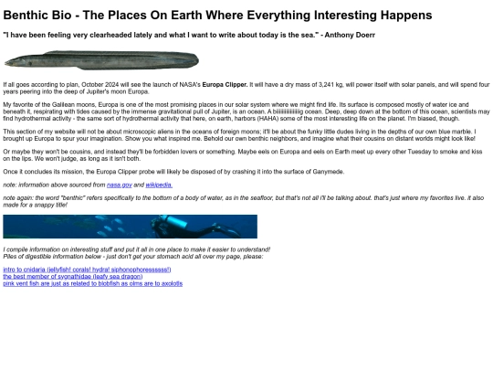 benthicbio screenshot