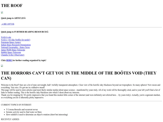 theroof.html screenshot