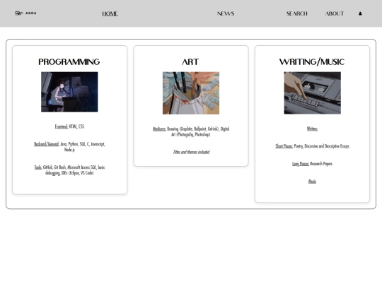 portfolio screenshot