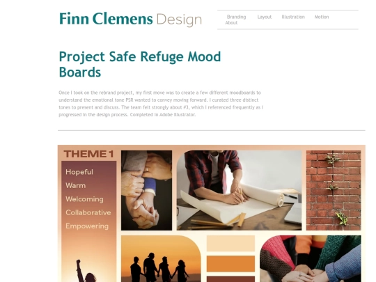PSR-Popups/moodboards screenshot