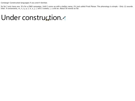conlang screenshot