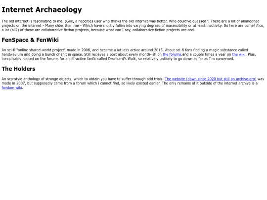 internetarchaeology screenshot