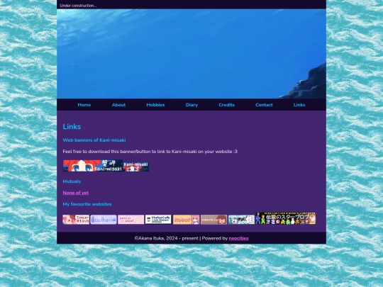 links screenshot