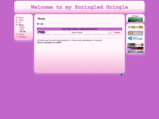 pages/music/pc98 screenshot