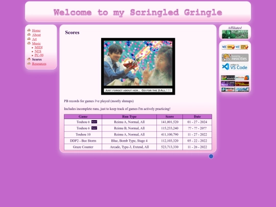 pages/scores screenshot
