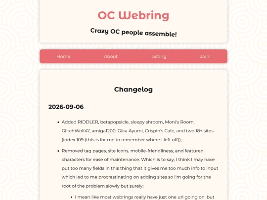 changelog screenshot