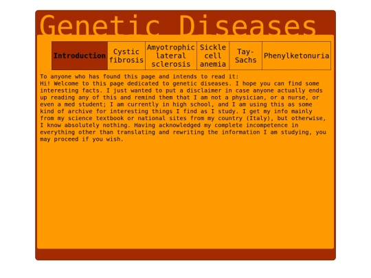 Human Biology/malattiegenetiche screenshot