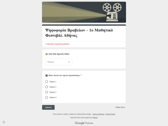 vote screenshot
