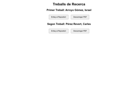 Treballs screenshot
