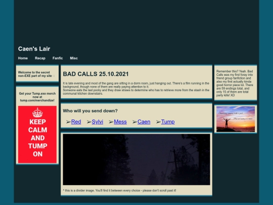 badcalls/start screenshot