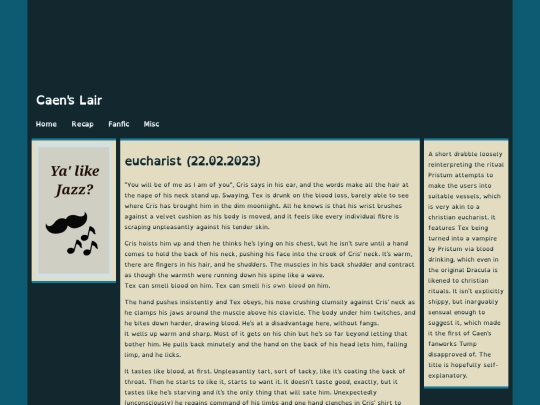 fic/eucharist screenshot