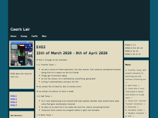 recap/exe2 screenshot