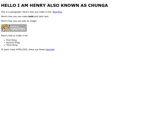 index screenshot