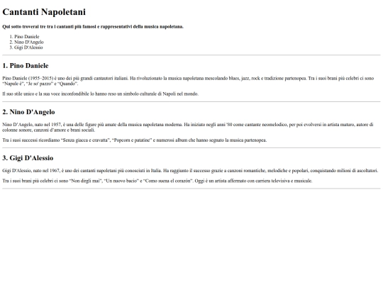 pagine/cantanti screenshot