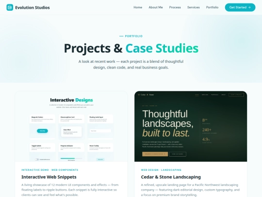 portfolio screenshot