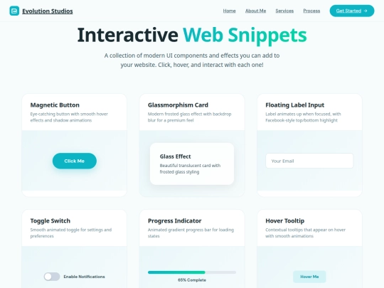 snippets screenshot