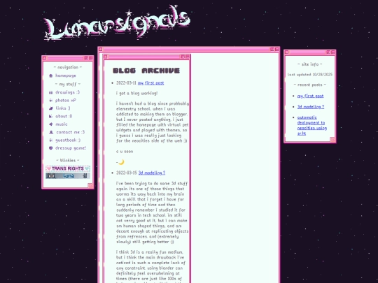 archive/blog screenshot