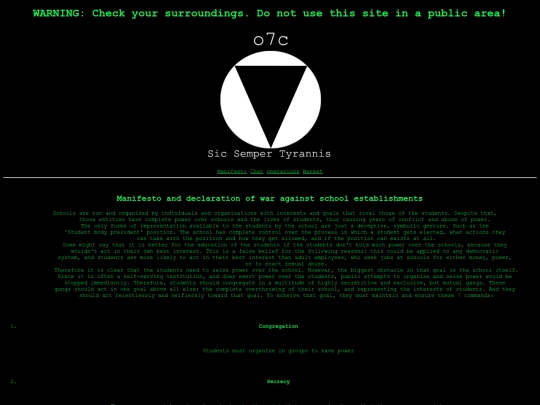 manifesto screenshot