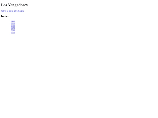 Los Vengadores screenshot